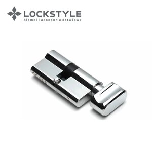 Цилиндровый механизм LOCKSTYLE C30X30KN CP (хром)
