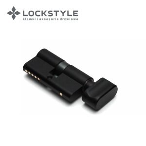 Цилиндровый механизм LOCKSTYLE C30X30KN AL6 (черный) в Смоленской области от компании "Локстайл-Россия"- стильная фурнитура для дверей и мебели
