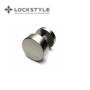 Ручка-кноб поворотная CEBI A5126 061 MP08 (матовый никель) серия IRIS в Смоленской области от компании "Локстайл-Россия"- стильная фурнитура для дверей и мебели