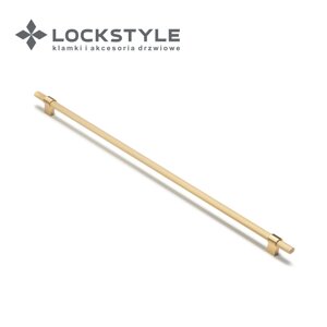 Ручка мебельная SYSTEM SY8774 0480 BB-BB (матовое золото / матовое золото) в Смоленской области от компании "Локстайл-Россия"- стильная фурнитура для дверей и мебели