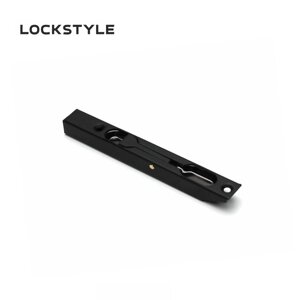 Ригель потайной LOCKSTYLE FB140 AL6 (черный матовый) в Смоленской области от компании "Локстайл-Россия"- стильная фурнитура для дверей и мебели