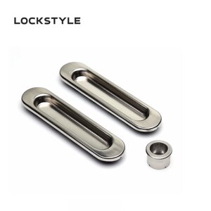 Ручки раздвижные LOCKSTYLE SH01 SN (матовый никель) в Смоленской области от компании "Локстайл-Россия"- стильная фурнитура для дверей и мебели