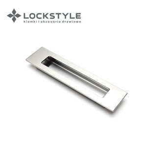 Ручка раздвижная CEBI A1174 160 мм MP08 (матовый никель) в Смоленской области от компании "Локстайл-Россия"- стильная фурнитура для дверей и мебели