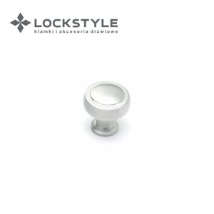 Ручка-кнопка мебельная  SYSTEM SY1915 0032 цена CBM (матовый хром) в Смоленской области от компании "Локстайл-Россия"- стильная фурнитура для дверей и мебели