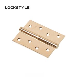 Петля дверная LOCKSTYLE 4 PB-L золото, левая (с шариковыми подшипниками)