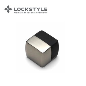 Дверной ограничитель SYSTEM DS1015 NBM матовый никель в Смоленской области от компании "Локстайл-Россия"- стильная фурнитура для дверей и мебели