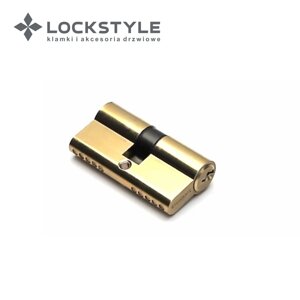 Цилиндровый механизм LOCKSTYLE C30X30DN PB (золото) в Смоленской области от компании "Локстайл-Россия"- стильная фурнитура для дверей и мебели