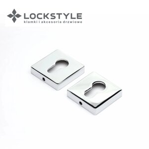 Накладка SYSTEM ET SQ CR хром в Смоленской области от компании "Локстайл-Россия"- стильная фурнитура для дверей и мебели