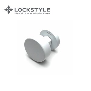 Ручка-кноб поворотная CEBI A5126 061 MP21 (белый) серия IRIS в Смоленской области от компании "Локстайл-Россия"- стильная фурнитура для дверей и мебели