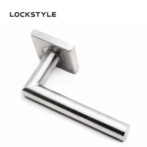 Ручки дверные LOCKSTYLE SQ INOX1 (нержавеющая сталь)