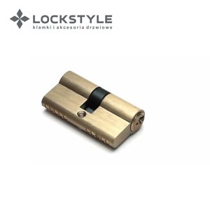Цилиндровый механизм LOCKSTYLE C30X30DN (SB матовое золото) в Смоленской области от компании "Локстайл-Россия"- стильная фурнитура для дверей и мебели