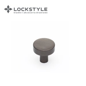 Ручка-кнопка SYSTEM мебельная SY1910 0026 цвет BBN (черный матовый никель) в Смоленской области от компании "Локстайл-Россия"- стильная фурнитура для дверей и мебели