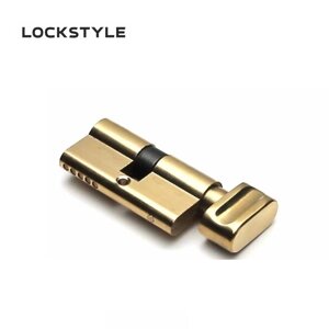 Цилиндровый механизм LOCKSTYLE C30X30KN PB (золото)