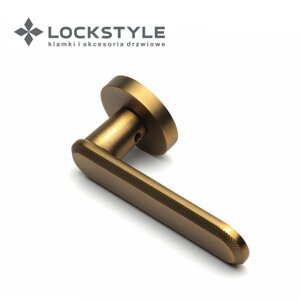 Ручки дверные LOCKSTYLE NOLA ZR цвет ABM (бронза)