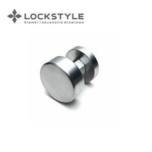 Ручка-кноб поворотная CEBI A5126 061 MP19 (матовый хром) серия IRIS в Смоленской области от компании "Локстайл-Россия"- стильная фурнитура для дверей и мебели