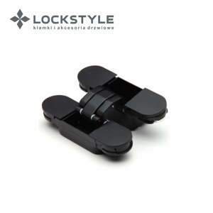 Петля скрытая 3D LOCKSTYLE, модель ECLIPSE 2.0 комплект BLACK (черный) в Смоленской области от компании "Локстайл-Россия"- стильная фурнитура для дверей и мебели