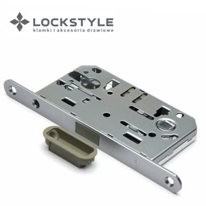 Механизм дверной врезной магнитный под цилиндр LOCKSTYLE М410C комплект с ответной планкой CBM (мат хром) в Смоленской области от компании "Локстайл-Россия"- стильная фурнитура для дверей и мебели