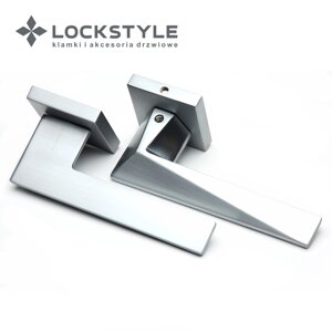 Ручки дверные LOCKSTYLE MIRAGE ZN цвет CBM ( матовый хром) в Смоленской области от компании "Локстайл-Россия"- стильная фурнитура для дверей и мебели