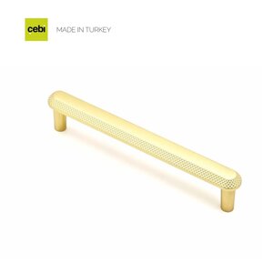 Ручка мебельная CEBI A1102 160 мм MP35 (матовое золото) серия NOLA