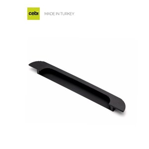 Ручка мебельная CEBI A1211 224 мм MP24 (черный)