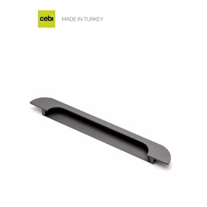 Ручка мебельная CEBI A1211 224 мм PC27 (антрацит)