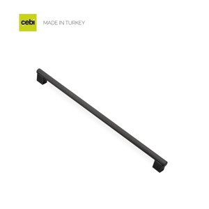 Ручка мебельная CEBI A1240 480 мм SMOOTH (гладкая) цвет MP24 (черный)