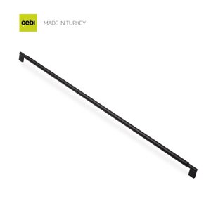Ручка мебельная CEBI A1243 896 мм SMOOTH (гладкая) MP24 (черный)