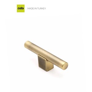 Ручка мебельная CEBI A4240 016 мм SMOOTH (гладкая) MP30 матовая бронза