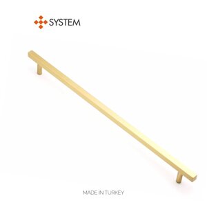 Ручка мебельная SYSTEM SY8807 0320 мм BB (матовое золото)