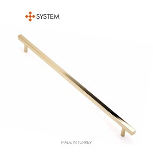 Ручка мебельная SYSTEM SY8807 0320 мм GL (глянцевое золото)