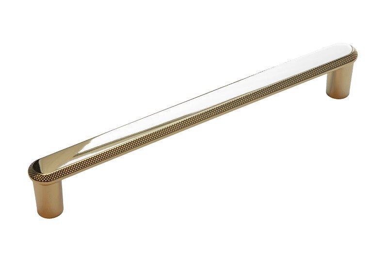 Ручка-скоба CEBI A5102 300 мм MP11 (глянцевое золото)  серия NOLA от компании Салон-магазин дверной фурнитуры "CEBIDESIGN" - фото 1