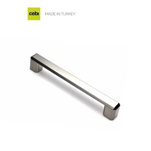 Ручка-скоба CEBI A5106 300 мм MP08 (матовый никель) серия CARLI