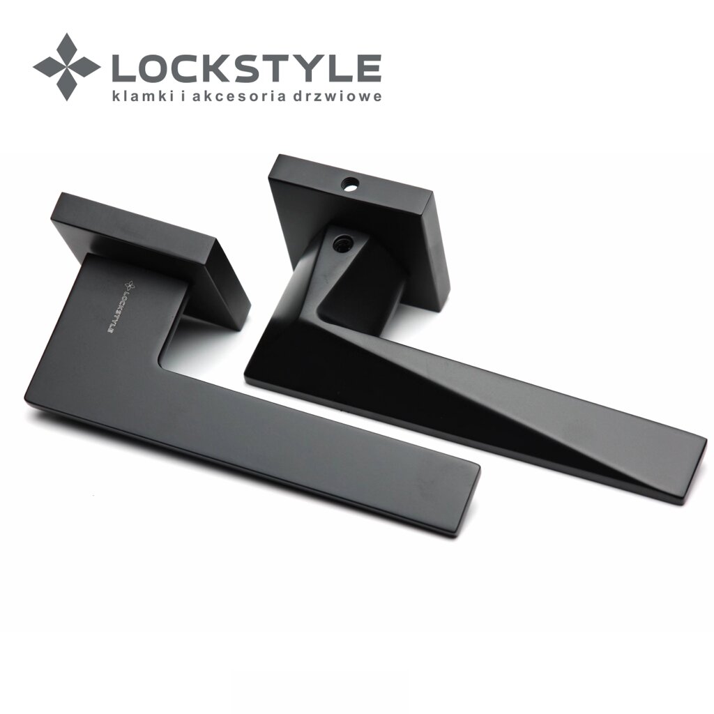 Ручки дверные LOCKSTYLE MIRAGE  ZN цвет AL6 ( черный) от компании "Локстайл-Россия"- стильная фурнитура для дверей и мебели - фото 1