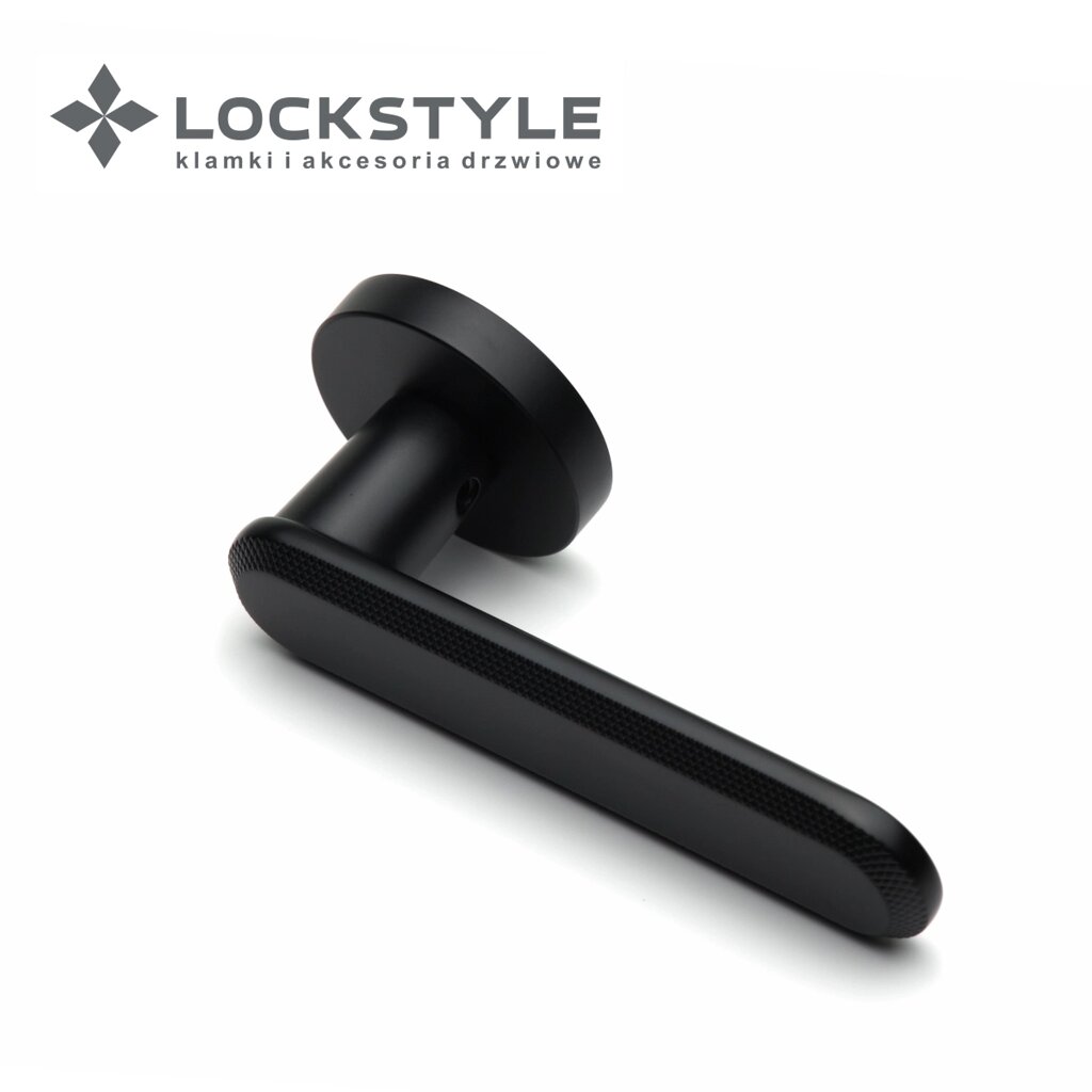 Ручки дверные LOCKSTYLE NOLA ZR цвет AL6 (черный) от компании "Локстайл-Россия"- стильная фурнитура для дверей и мебели - фото 1