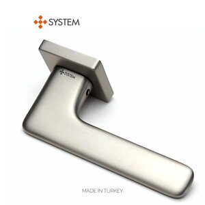 Ручки дверные SYSTEM NIX SQ NBM (матовый никель)