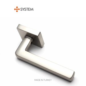 Ручки дверные system RUBY SQ NBM (матовый никель)
