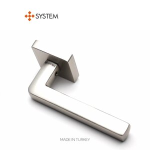 Ручки дверные system RUBY SQ NBMX (матовый никель)