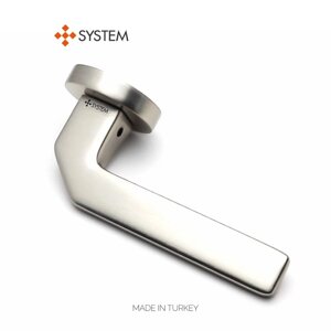 Ручки дверные SYSTEM TEMA NBMX (брашированный матовый никель)