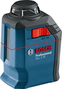 Лазерный нивелир Bosch GLL 2-20 + BM-3 + Кейс (0.601.063. J00)