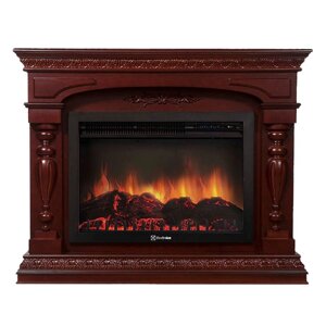 Портал Firelight Perfetto R 30 шпон красное дерево