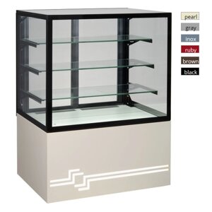 Витрина кондитерская охлаждаемая UNIS Cube II 600, Pearl White