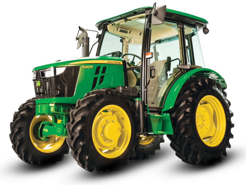 Минитрактор John Deere 5405 4WD с кабиной John Deere от компании ПРОФТРАКТОР - Магазин тракторов и садовой техники - фото 1