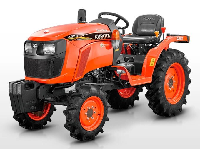 Минитрактор Kubota A211N OP от компании ПРОФТРАКТОР - Магазин тракторов и садовой техники - фото 1