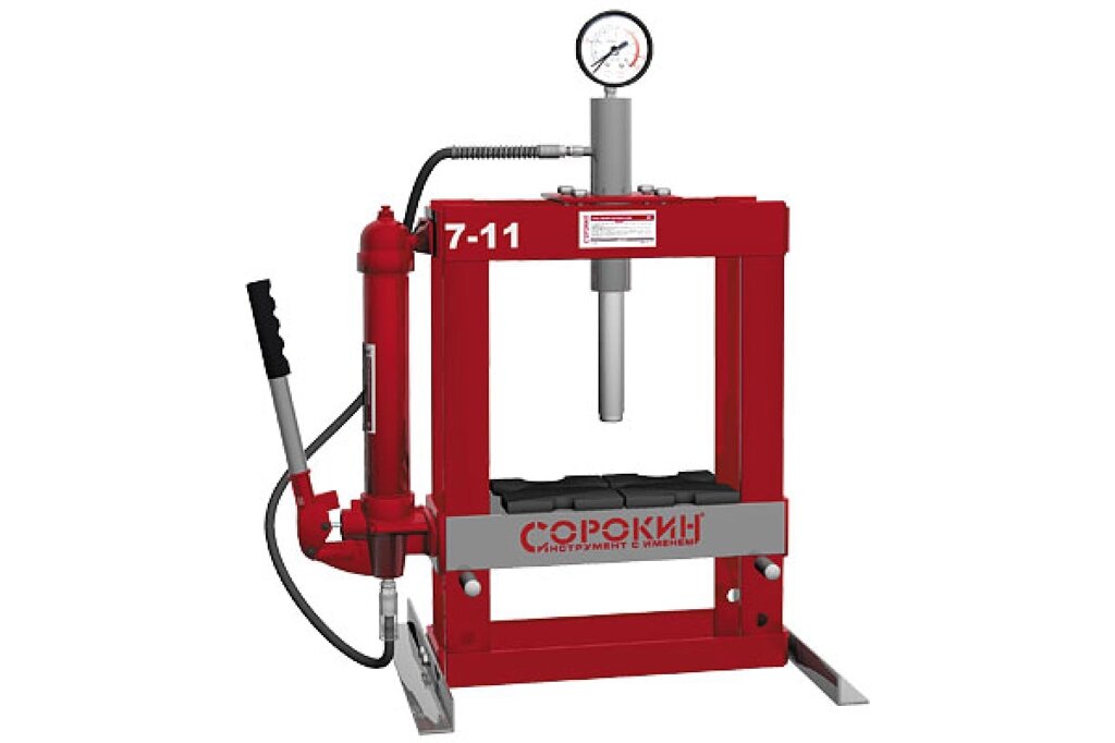 Гидравлический настольный пресс на 10 тонн СОРОКИН 7.11 от компании ООО "АНЕКСТА СЕРВИС" - фото 1