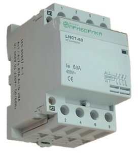 LNC1-63 4P AC230V- контактор модульный четырехполюсный 63 Ампер