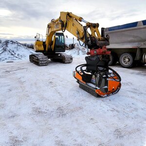 Лесной мульчер FÖRSTER UL-B160 на экскаватор