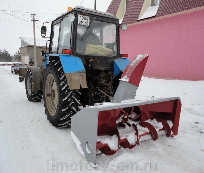 Снегоочиститель СШР-2.0 задняя навеска  (одношнековый) от компании ИП Тимофеев А.М. - фото 1