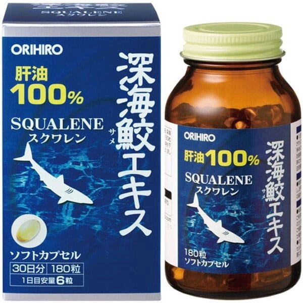 Акулий сквален ORIHIRO, Япония 360 шт на 60 дней от компании Ginza Street | Японские витамины и косметика - фото 1