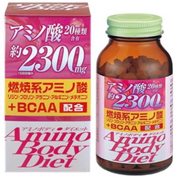 Аминокислоты для активного похудения ORIHIRO Amino Body Diet, Япония 300 шт на 25 дней от компании Ginza Street | Японские витамины и косметика - фото 1