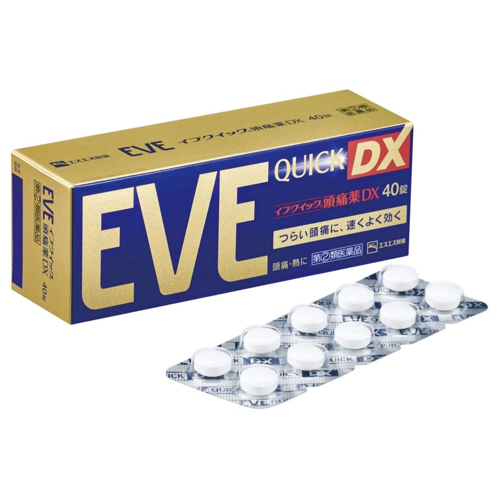 Быстродействующий препарат от головной боли Eve Quick DX, 40 шт от компании Ginza Street | Японские витамины и косметика - фото 1